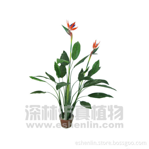 Low cost marketable fabric&silk Strelitzia reginae